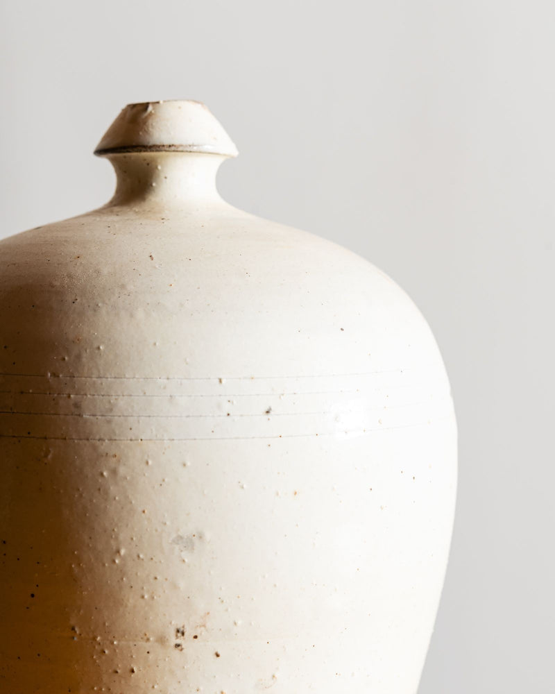 Belgian Contemporary Vase in Bisque Glaze, 2018