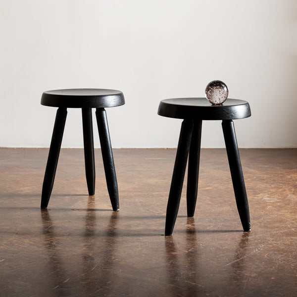 Tripod Stool in the Style of Charlotte Perriand, France 1950s