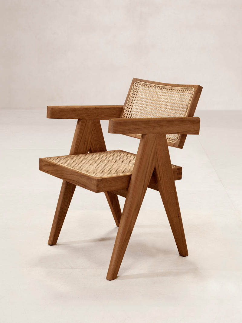 Phantom Hands Office Chair in Natural Teak