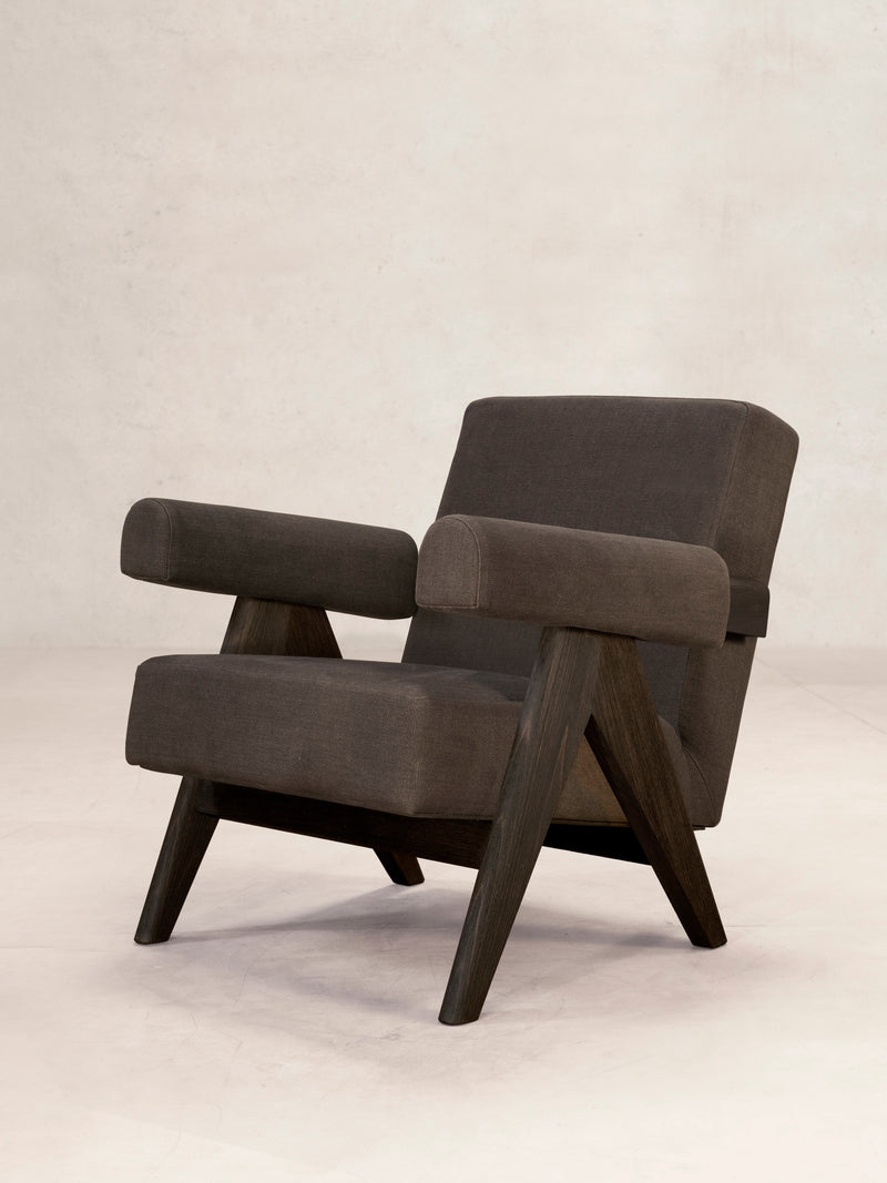 Upholstered Easy Armchair in Zanav Fabric/Special Edition