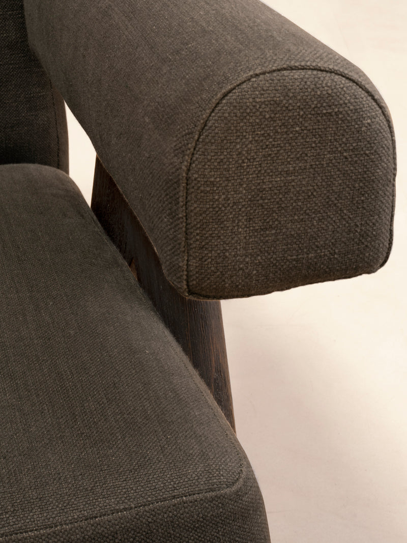 Upholstered Easy Armchair in Zanav Fabric/Special Edition