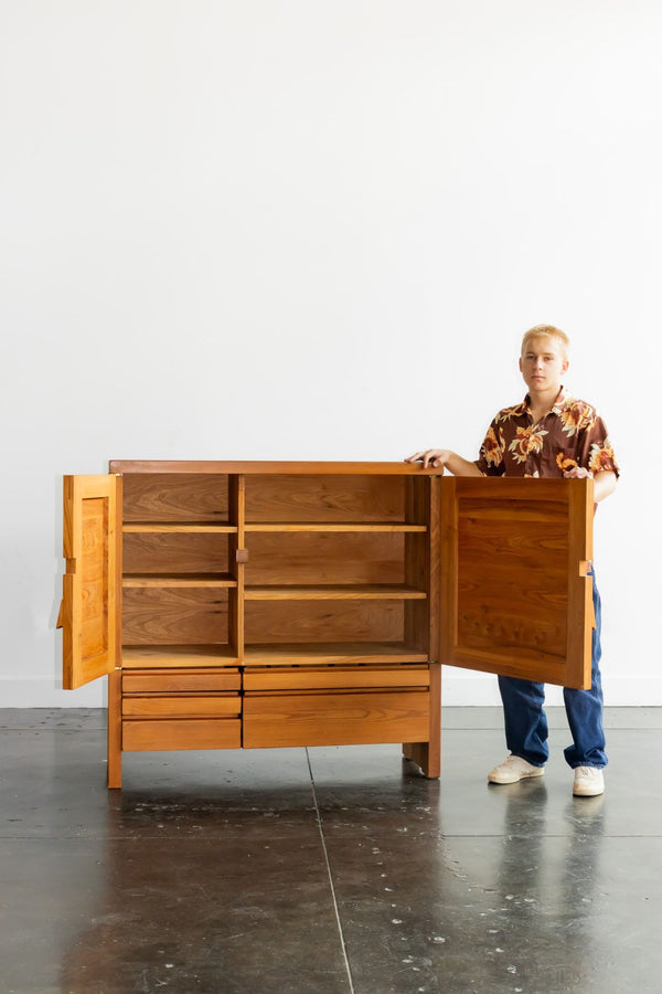 Pierre Chapo R18 Cabinet in Solid Elm, France 1960