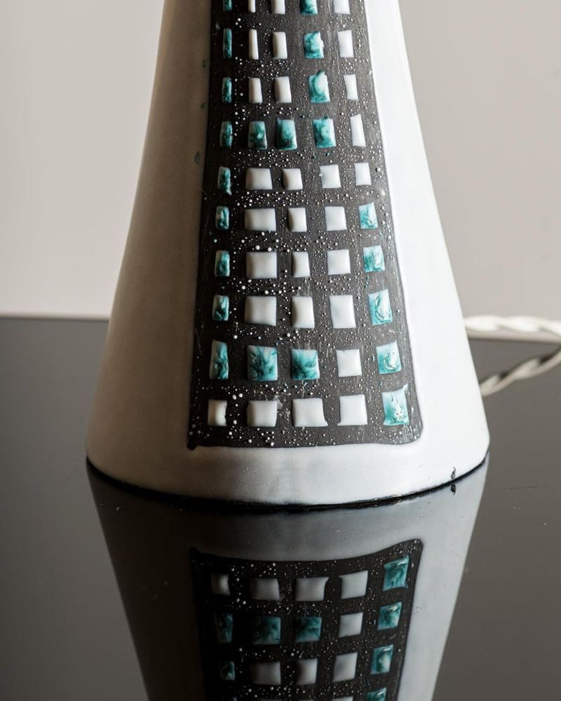 Ceramic Table Lamp by Roger Capron, France, 1960s