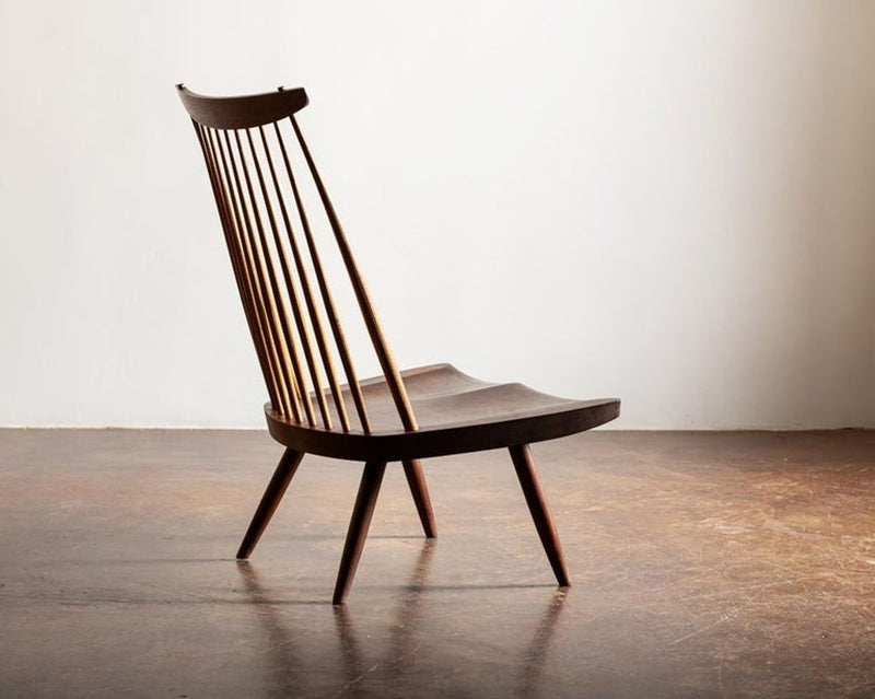 George Nakashima Lounge Chair Executed by Sakura Seisakusho, Japan, 1980s