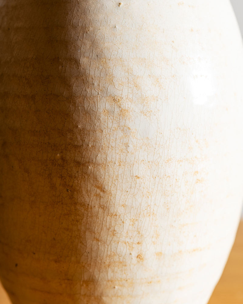 Belgian Contemporary Vase in Bisque Glaze, 2018