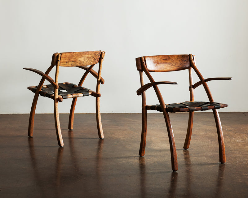 Rare Set of Six Wishbone Chairs by Arthur Espenet Carpenter, 1970s