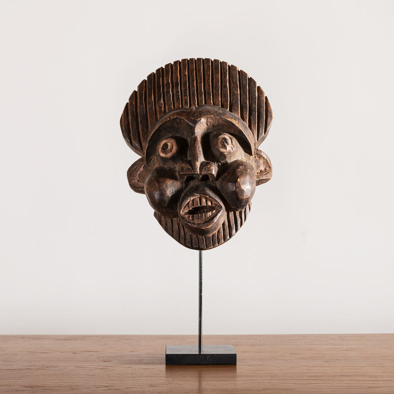 Decorative African Mask, Cameroon, 1950s – Hunt Modern