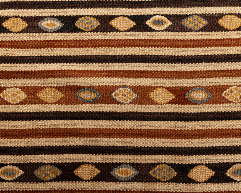 Swedish Flat-Weave Rug by Barbro Nilsson for Marta Maas Fjetterstrom, 1950s
